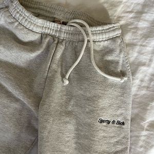 Sporty & Rich grey sweatpants XS